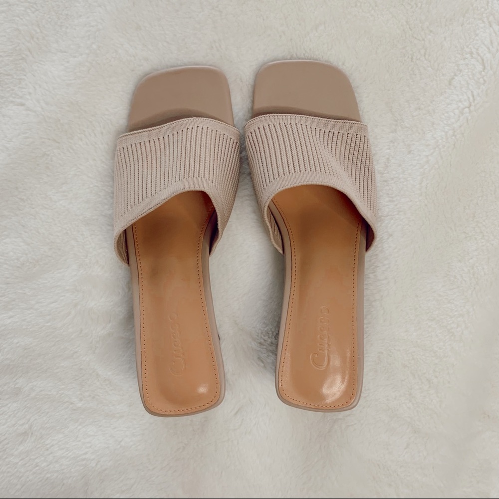 SHEIN chunky heeled sandals